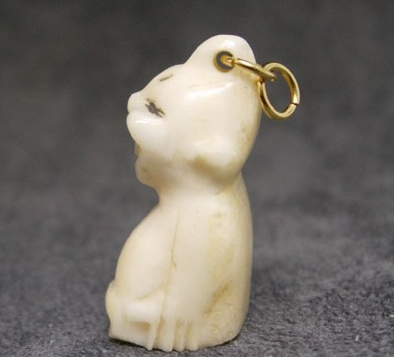 Vintage Ivory Billiken Good Luck Pendant Charm Alaska Etsy