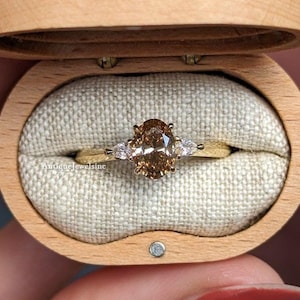 1.75 Karat Drei Stein Moissanite Ring / Oval Cut Moissanite Ring / Diamant Verlobungsring / Ring vorschlagen / Valentinstag