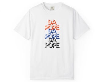 Retro 'DA POPE' Graphic T-Shirt: Unisex Streetwear Tee