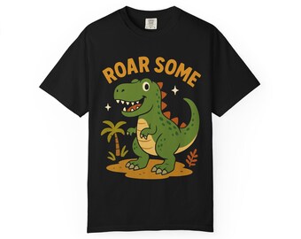 Dinosaur Roar Unisex T-shirt, Soft Tee, Comfortable Shirt, Funny Animal Top, Cute Graphic Tee