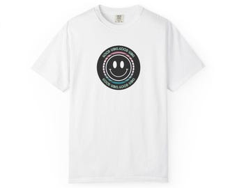 Garment-Dyed T-Shirt: "England Dark Ages" Quote, Unisex Cotton Tee