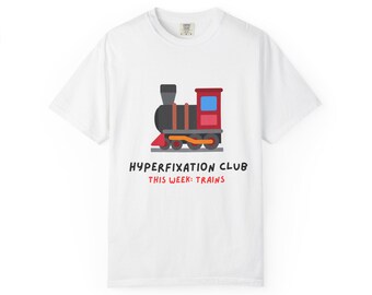 Trains T-Shirt: Hyperfixation Club, Retro 90s Style