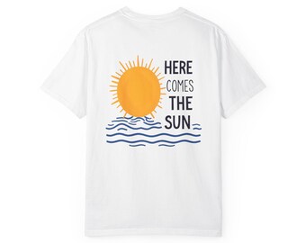 Sunshine Vibe Unisex T-Shirt: Garment-Dyed Ring-Spun Cotton