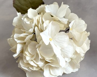 Jumbo Jet Black Hydrangea With or Without Stem Artificial Flowers