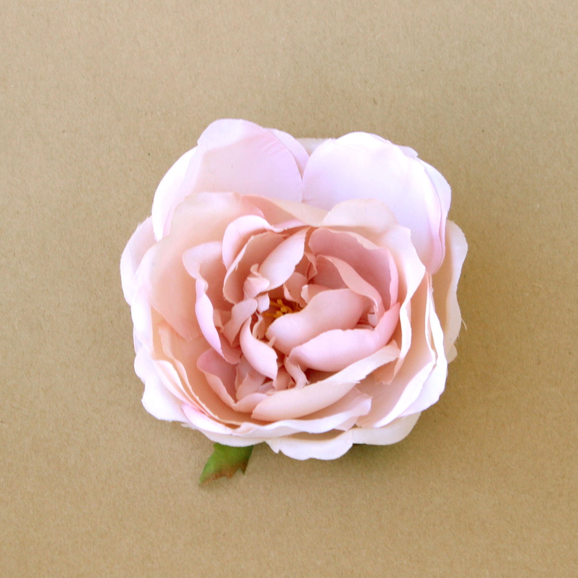 Blush Garden Rose Artificial Flowers Silk Flower Heads Etsy