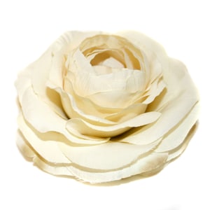 1 Karnemelkzijde Ranonkel - Kunstbloemen, zijden bloemhoofdjes - PRE-ORDER