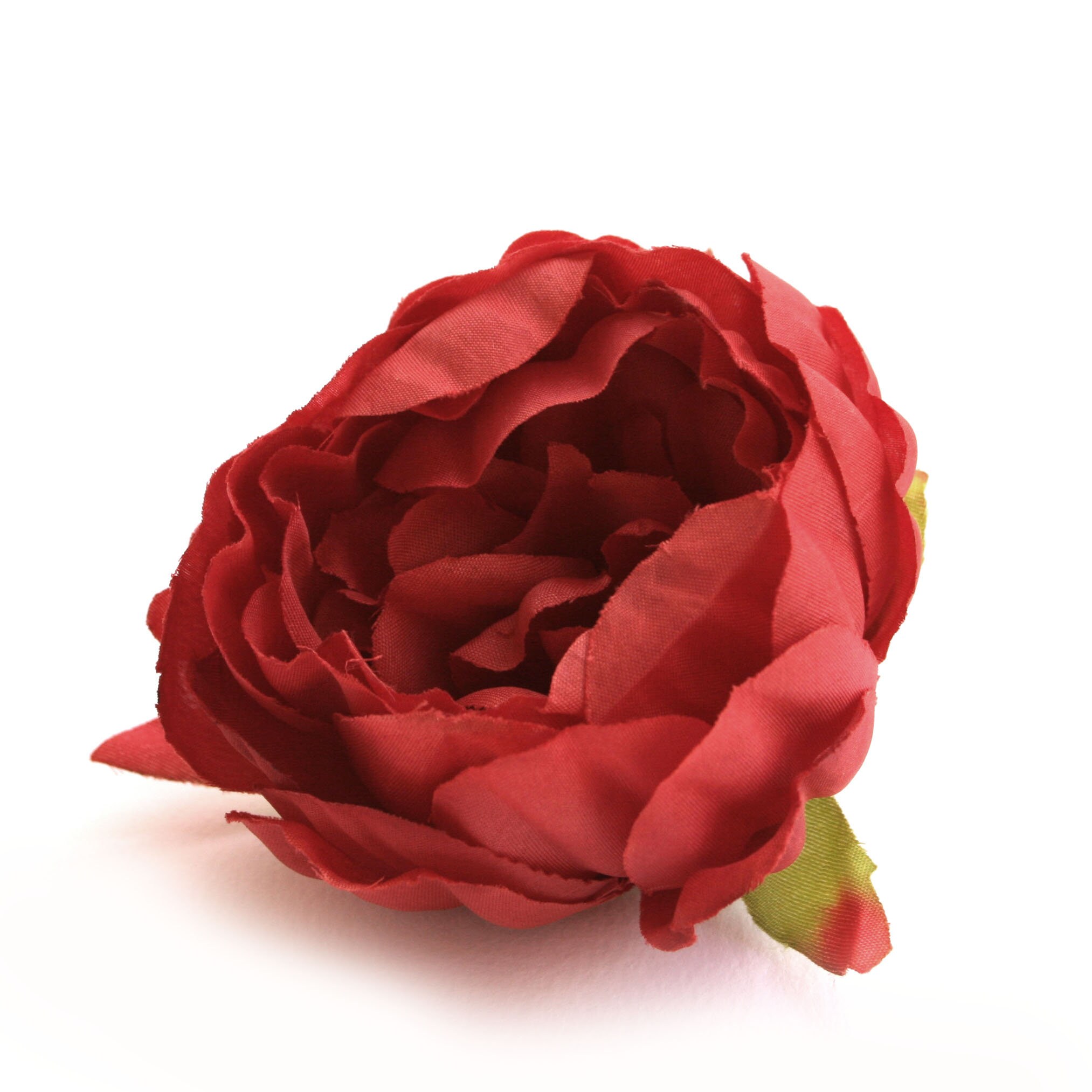 Red Peony Artificial Flower Silk Flower Heads Etsy