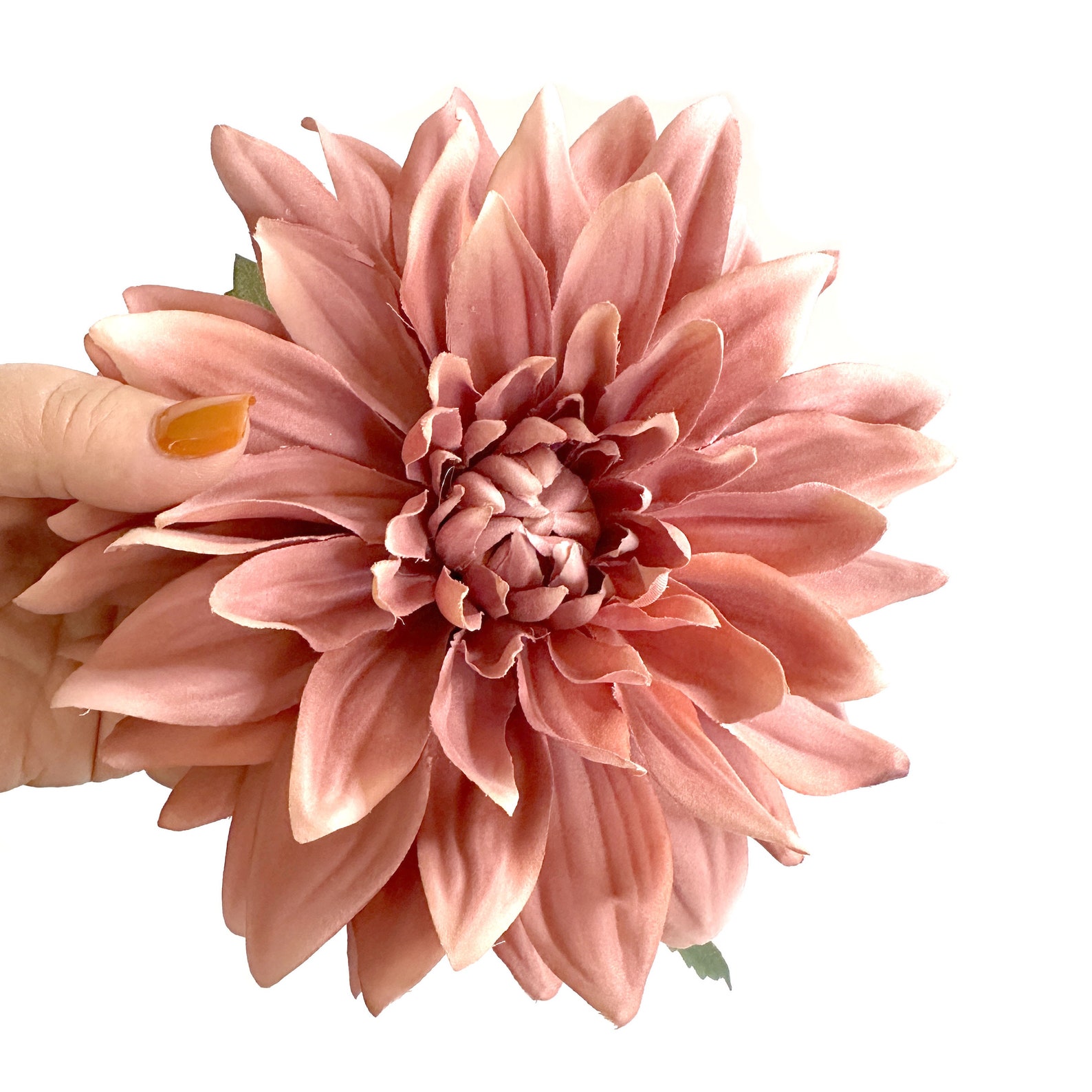 Boutique Antique Pink Dinner Plate Dahlia - Artificial Flower, Silk ...