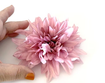 Light Mauve Dahlia - Artificial Flower, Silk Flower - Flower Head