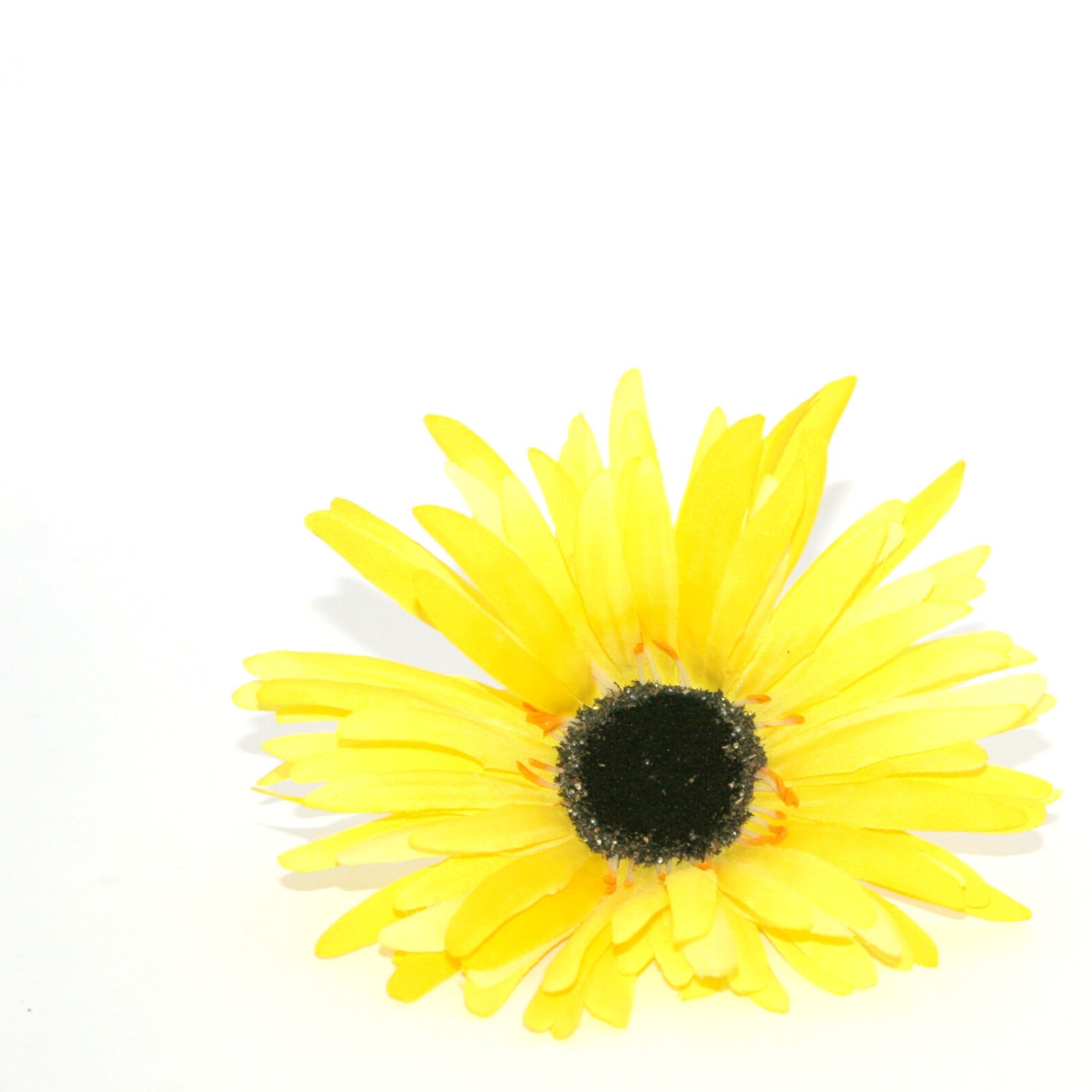 Bright Yellow Wild Gerbera Daisy Artificial Flowers Silk Etsy