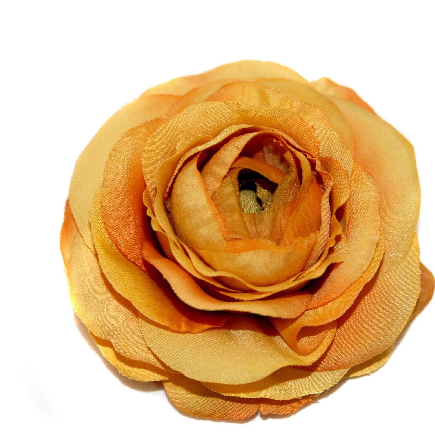 1 Yellow Gold Silk Ranunculus Artificial Flowers PREORDER Etsy