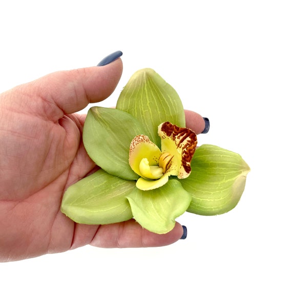 JyiHope 12pcs Artificial Flowers Orchid Faux Fake Flowers Latex Real Touch Cymbidium Arrangement Bouquets Home Wedding DIY Cake Decoration Green JyiHope 12pcs Artificial Flowers Orchid Faux Fake Flowers Latex Real Touch Cymbidium Arrangement Bouquets Home Wedding DIY Cake Decoration Green