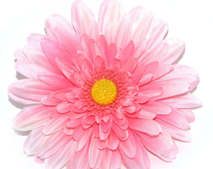 Pure Pink Gerbera Daisy Artificial Flowers Silk Flower Etsy