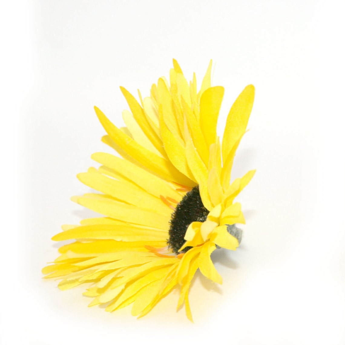 Bright Yellow Wild Gerbera Daisy Artificial Flowers Silk Etsy