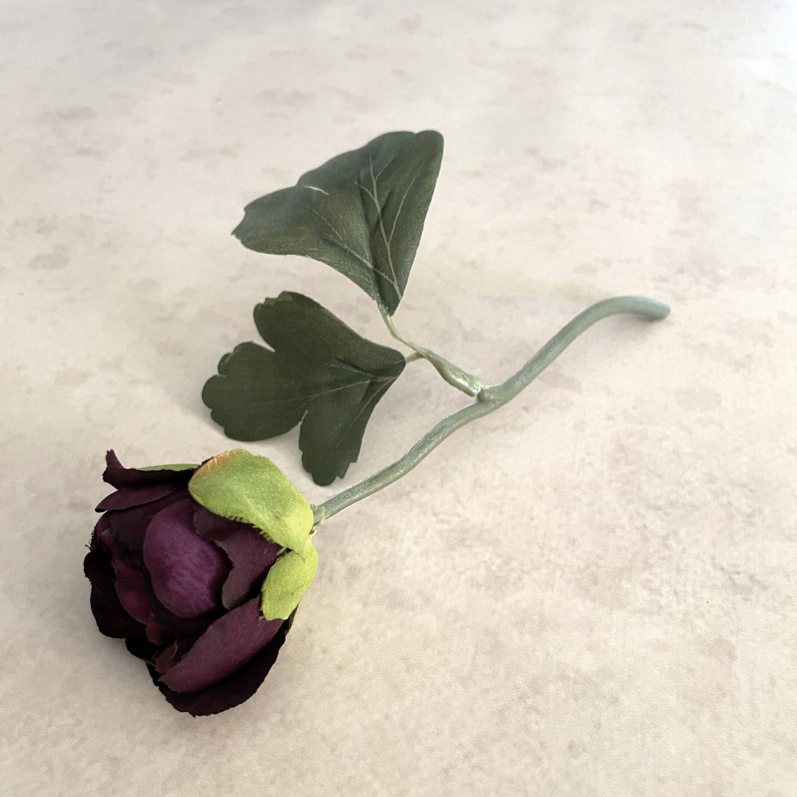 Plum Rannuculus Plum Purple Ranunculus Pick- Artificial Flowers, Silk Flowers - Etsy