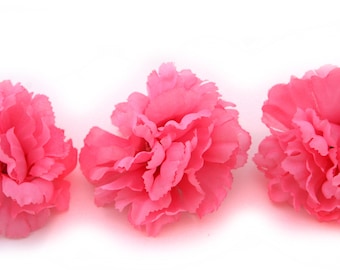 3  Bubblegum Pink Bargain Carnations