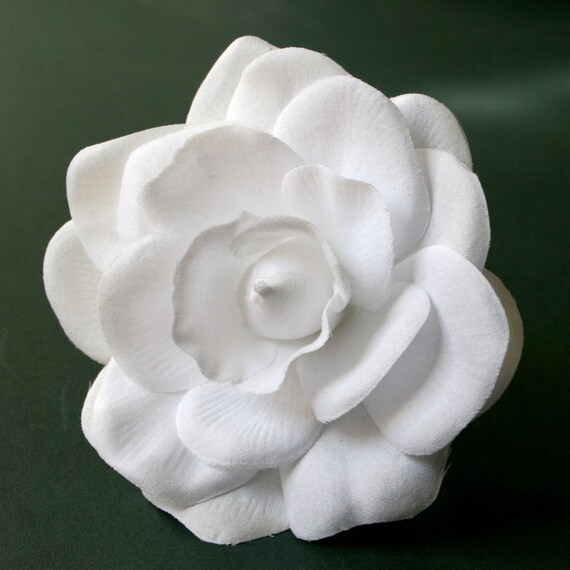 1 Pure White Gardenia Artificial Flower Silk - Artificial Gardenia Flowers 1 Pure White Gardenia Artificial Flower Silk - Artificial Gardenia Flowers