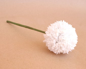 White Snowball Pick - Odd Floral