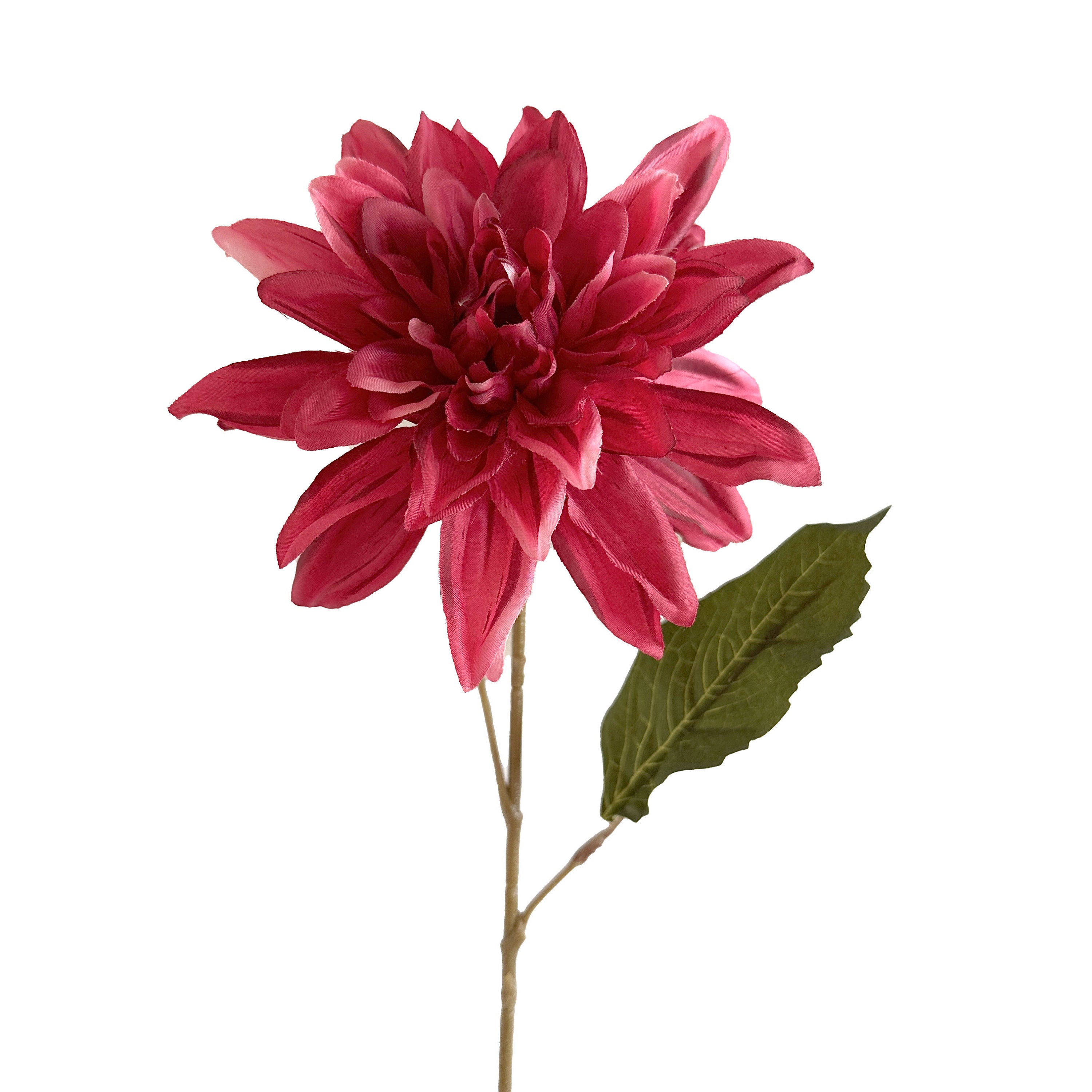 Dark Pink Dinner Plate Dahlia - Artificial Flower, Silk Flower ...