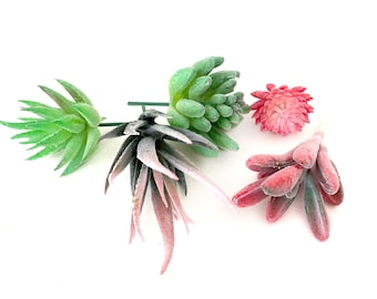 Succulent Grab Bag - Faux Succulent - Artificial Succulents - 5 items