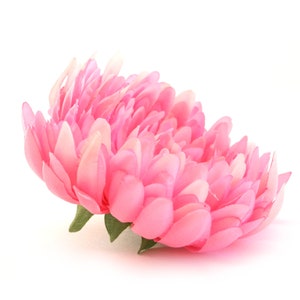 Große Pink Mum - Kunstblume, Seidenblume-Kopf - VORBESTELLUNG