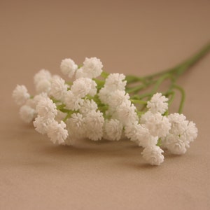 White Gypsophila Baby&#39;s Breath Stem- Floral Filler