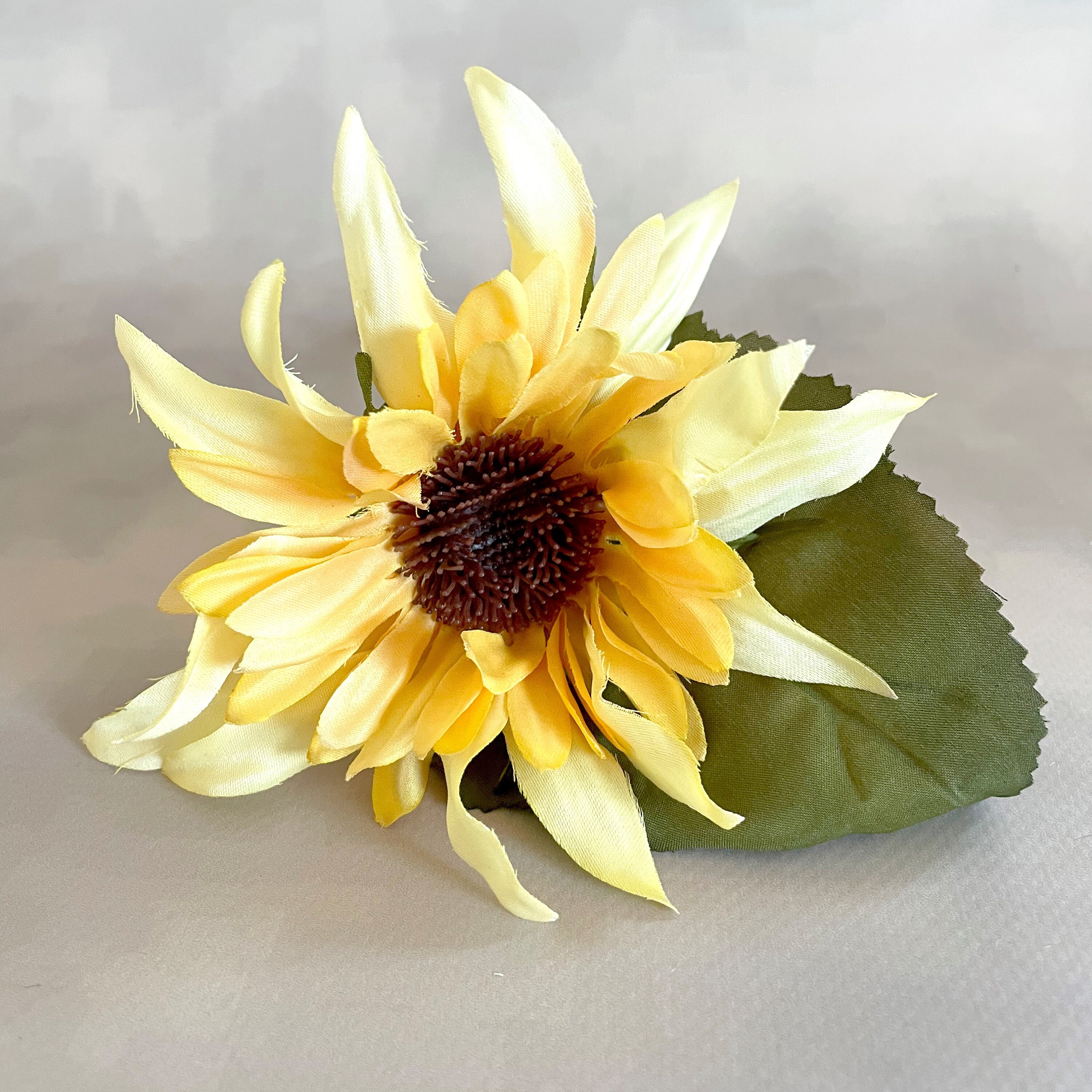 Wild Yellow Sunflower Artificial Flowers Silk Flower 5 Etsy