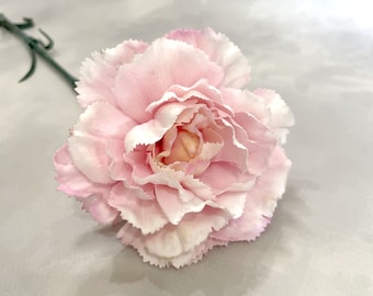 Real Touch Pink Carnation - Artificial Flowers - Available with or without Stem