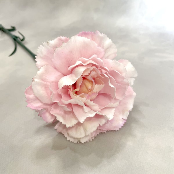 Real Touch Pink Carnation - Artificial Flowers - Available with or without Stem