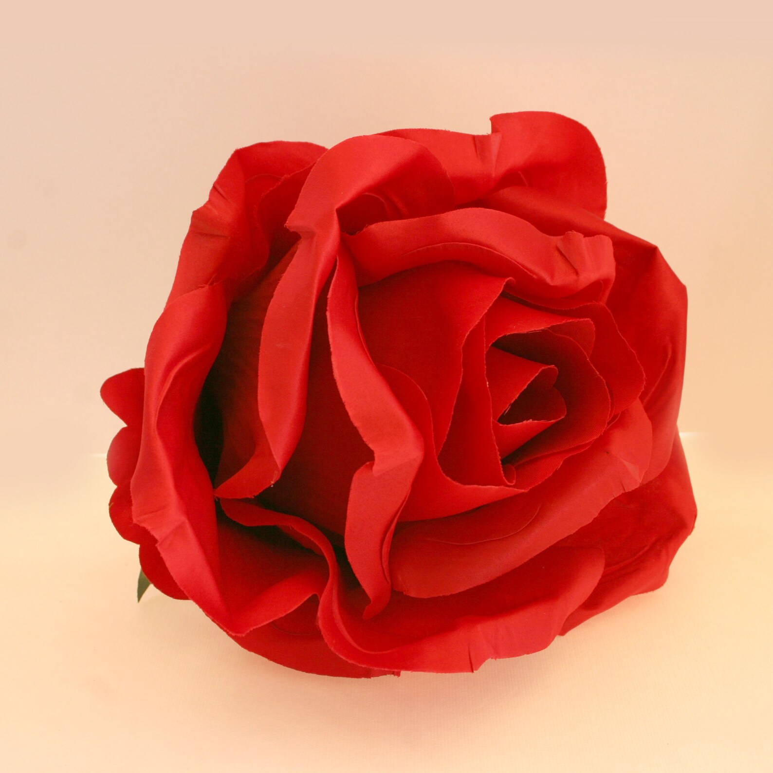 Enormous OVERSIZED Red Silk Rose Artificial Flower 9 Etsy