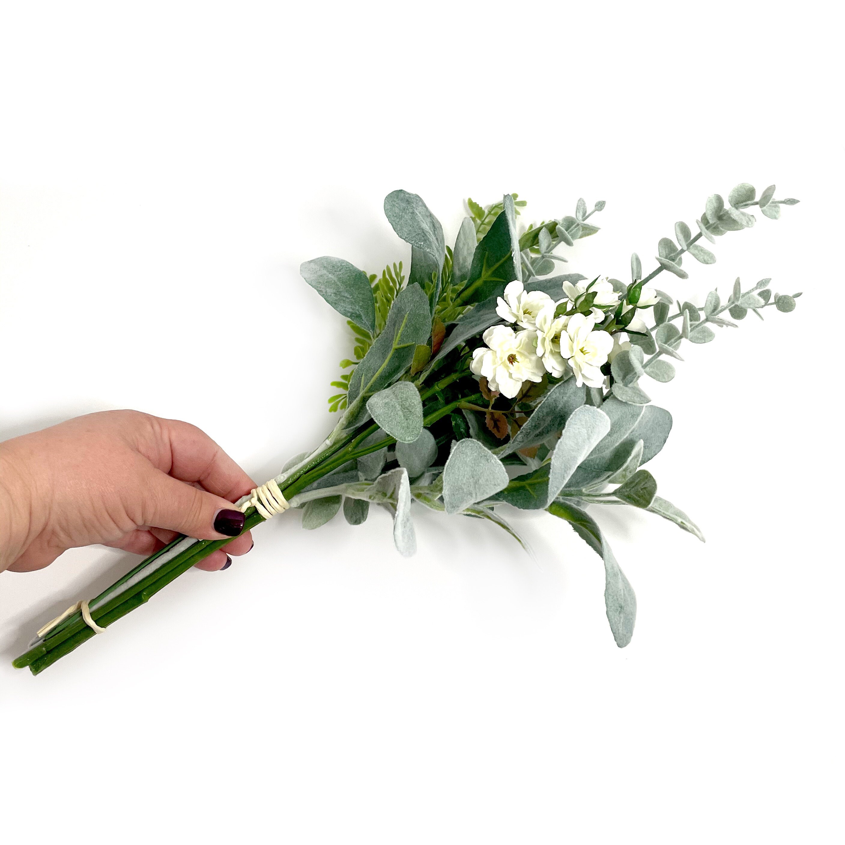 フラワー/ガーデン Ramb's ear mini lease＆mini bouquet no377