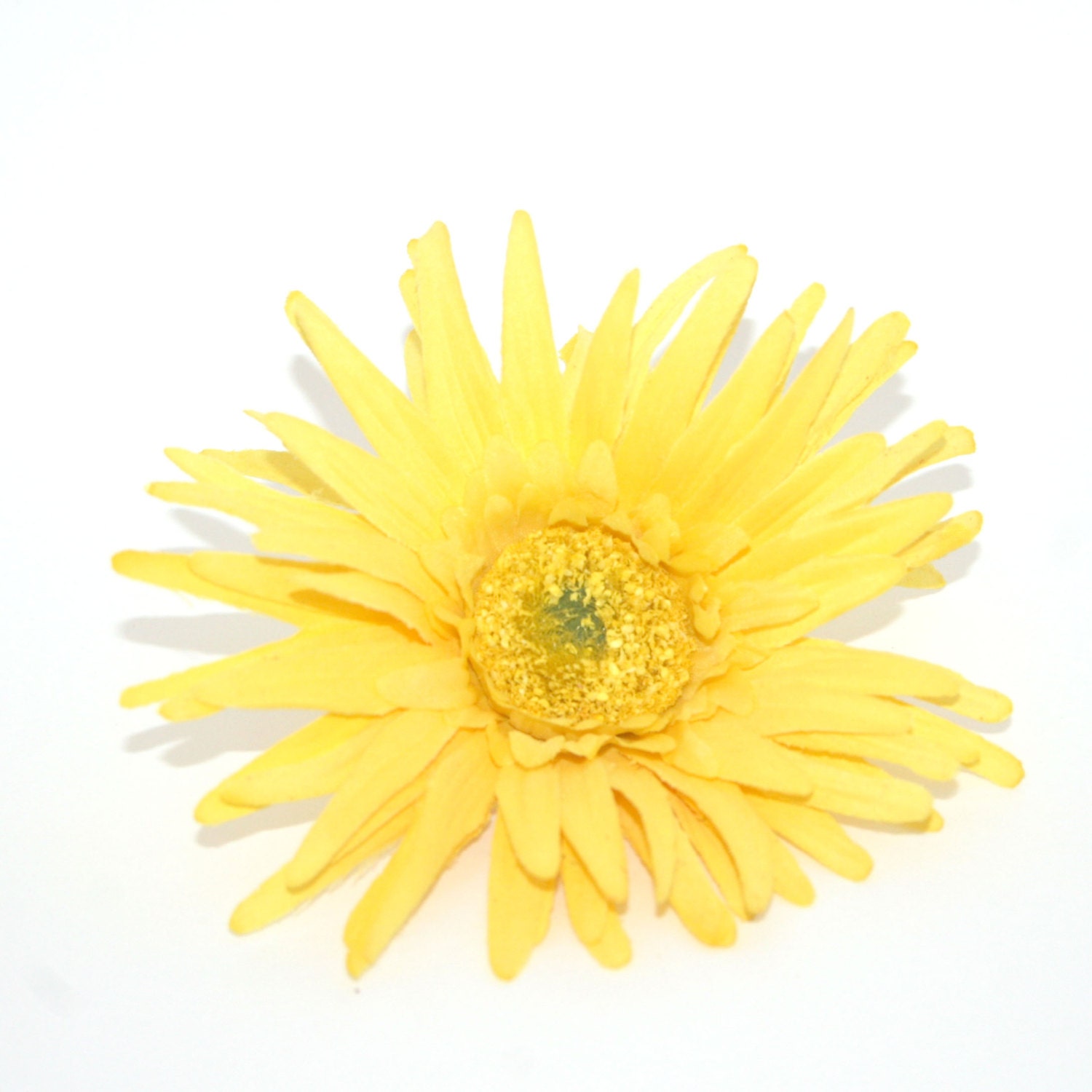Yellow Gerbera Spider Daisy Artificial Flowers Silk Flower Etsy