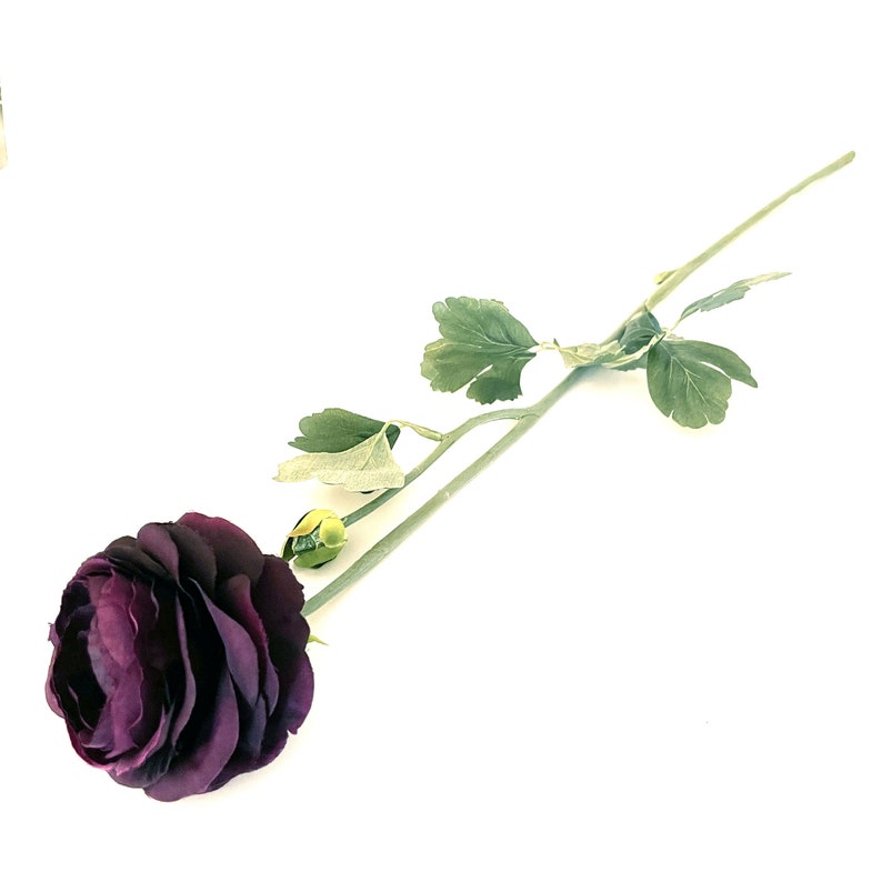 Plum Rannuculus Plum Purple Ranunculus - Silk Flower Heads - PRE-ORDER - Etsy