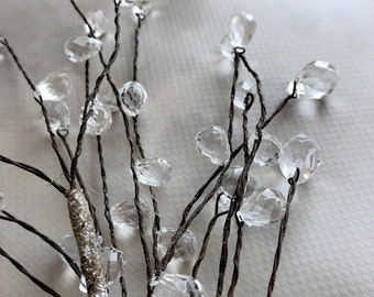 Christmas Crystal Berry Sprigs  - Christmas Floral, Holiday Floral