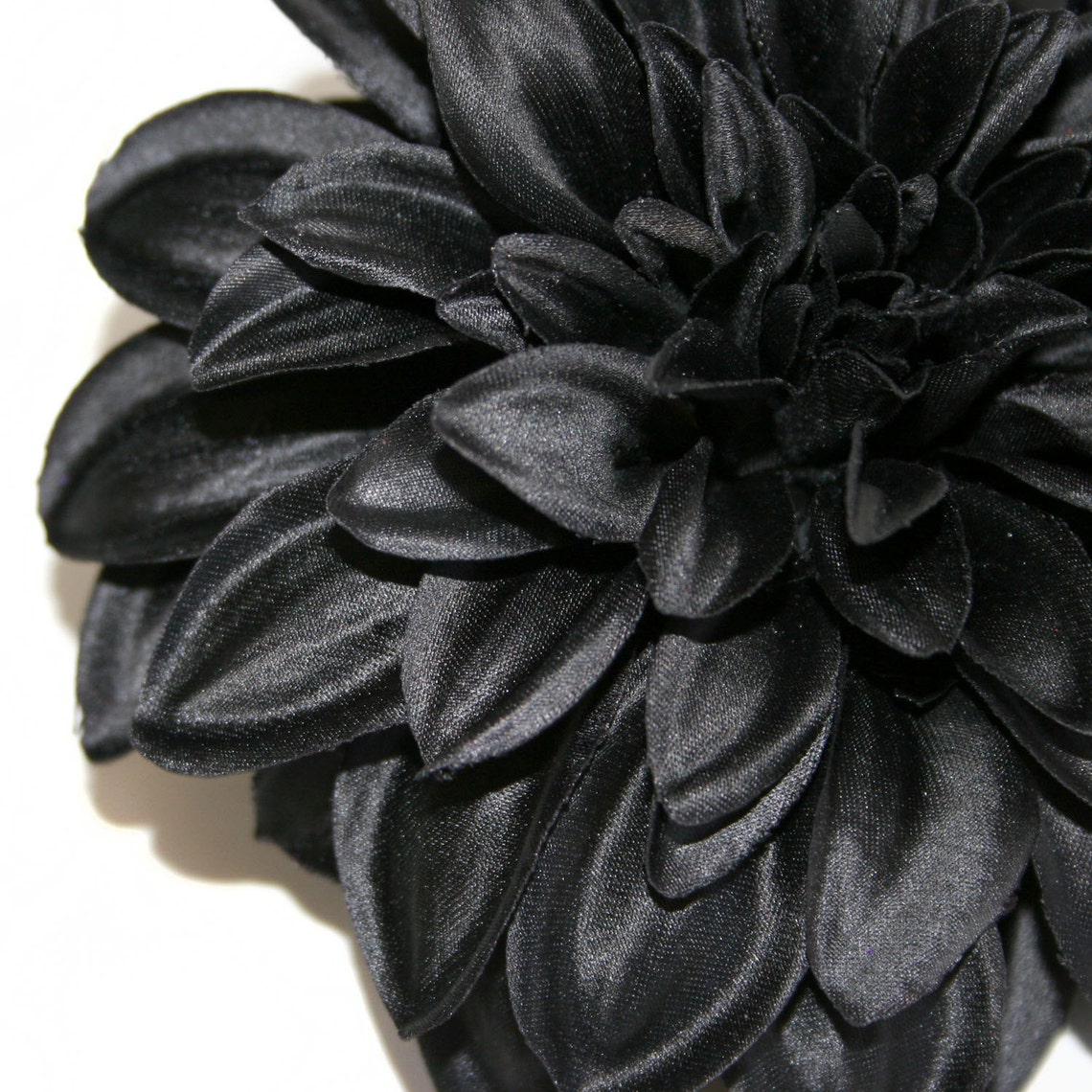 Black Magic Silk Dahlia Artificial Flower Silk Flower Etsy