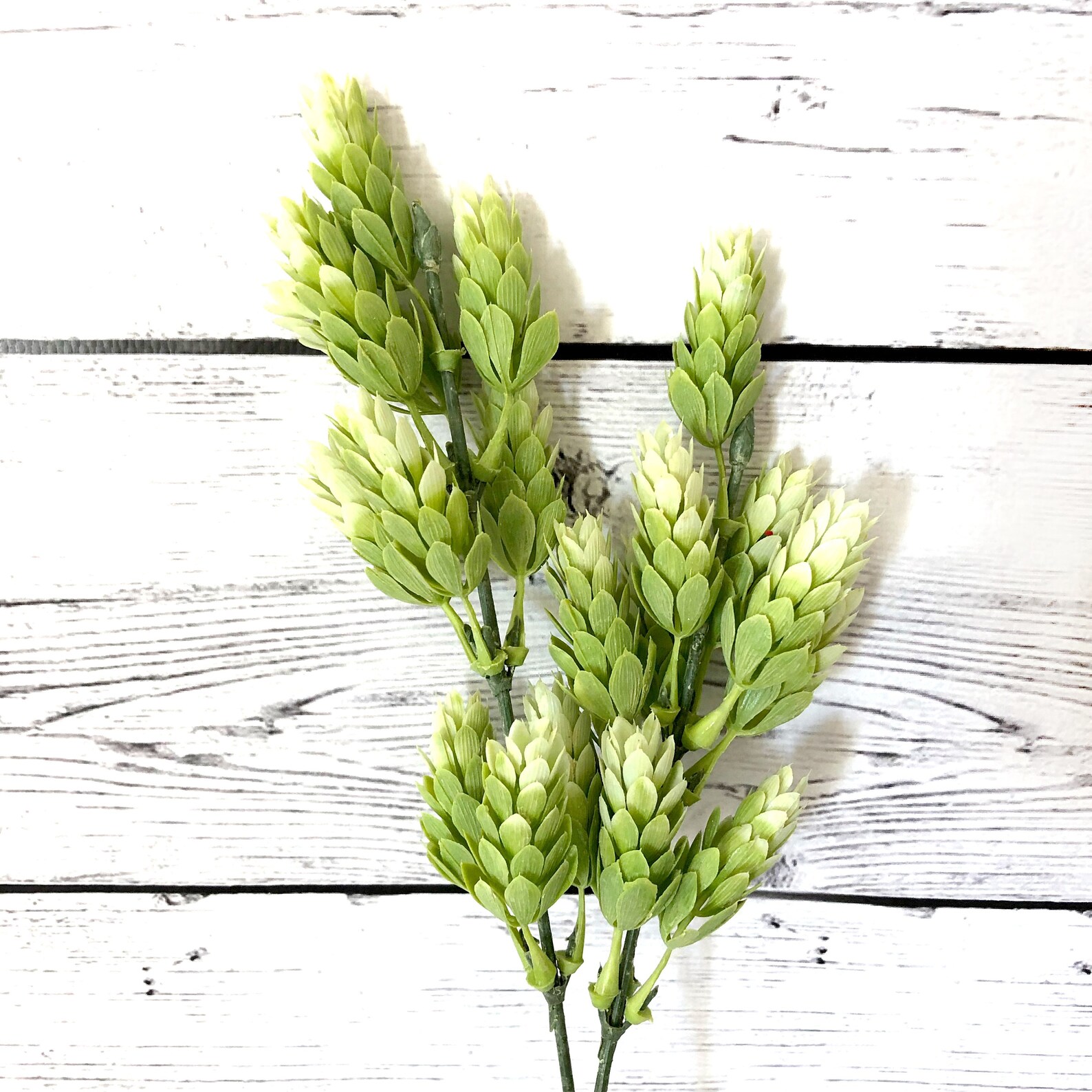 Light Sage Green Floral Pick Artificial Floral Etsy