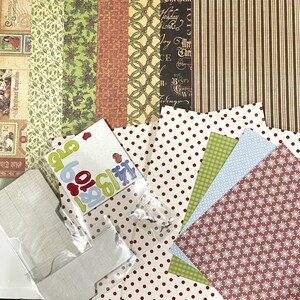 Vintage Christmas (275+ Pieces) Scrapbook Bundle - DIY - 12x12 - DIY Advent Calendar