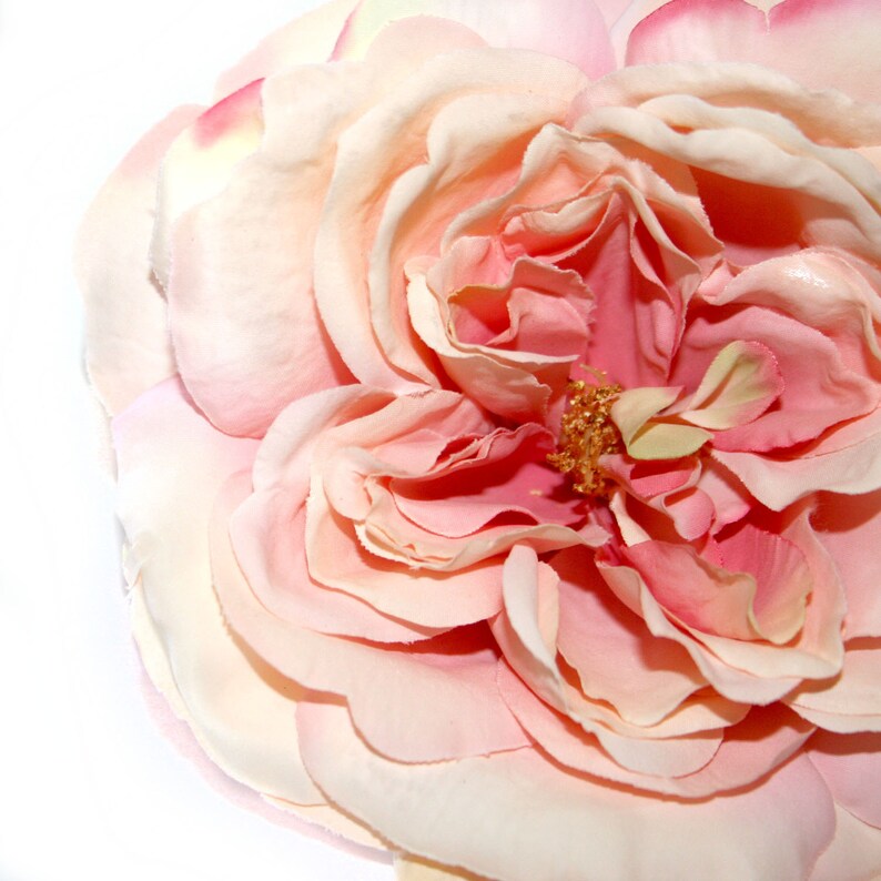 1 Large Perfectly Pink Sophia Rose Artificial Flower Silk Etsy