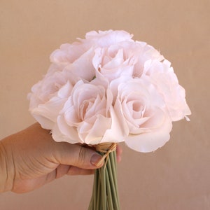 Kleine erröten Rose Bouquet - künstliche Blumen, Seidenblumen