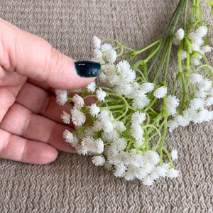 White Gypsophila Baby&#39;s Breath Stem- Floral Filler