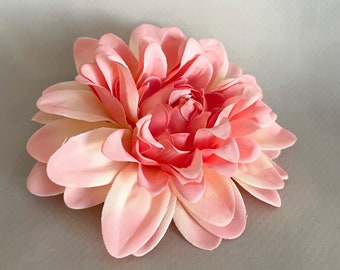 Pink Dahlia - Artificial Flower, Flower Head - Available with Stem