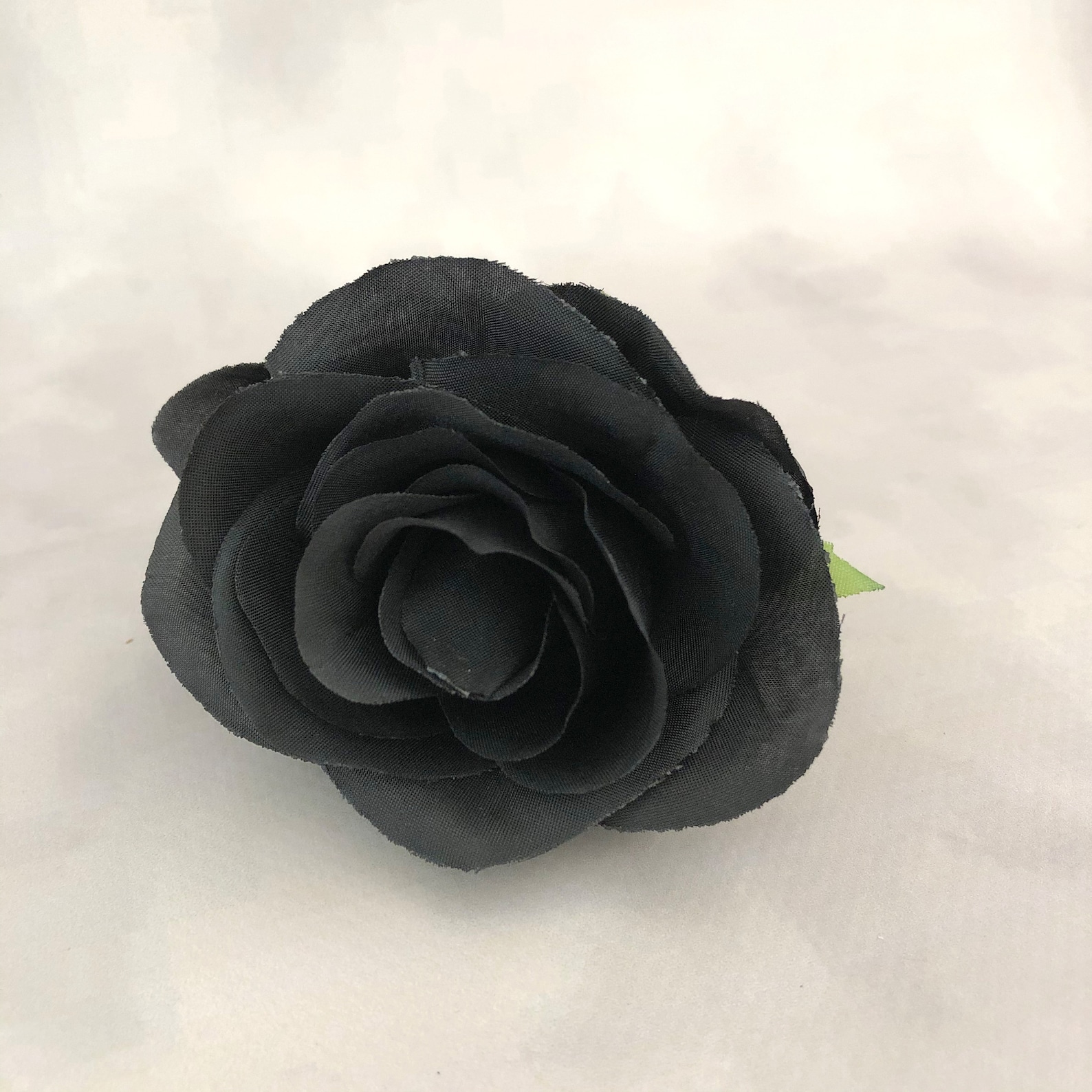 3 Black Roses Artificial Flowers Silk Flower Heads Etsy
