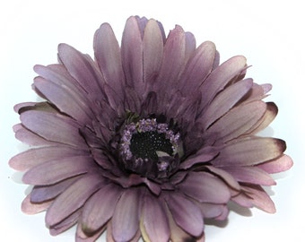 Lilás Puprle Artistry Daisy - Flores artificiais, cabeças de flores de seda - PRÉ-VENDA