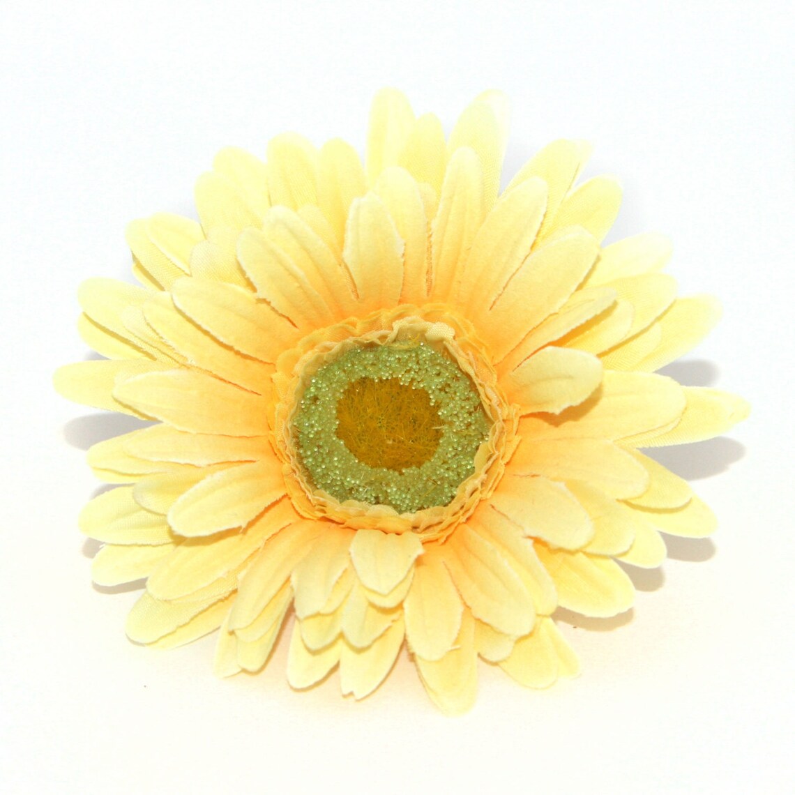 Yellow Gerbera Daisy Artificial Flowers Silk Flower Heads Etsy