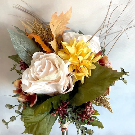 Herbststrauß - Kunstblumen, Seidenblumen, Herbststrauß