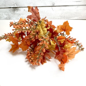 Fall Maple Leaves Bundle - Small Bouquet - Artificial Leaves