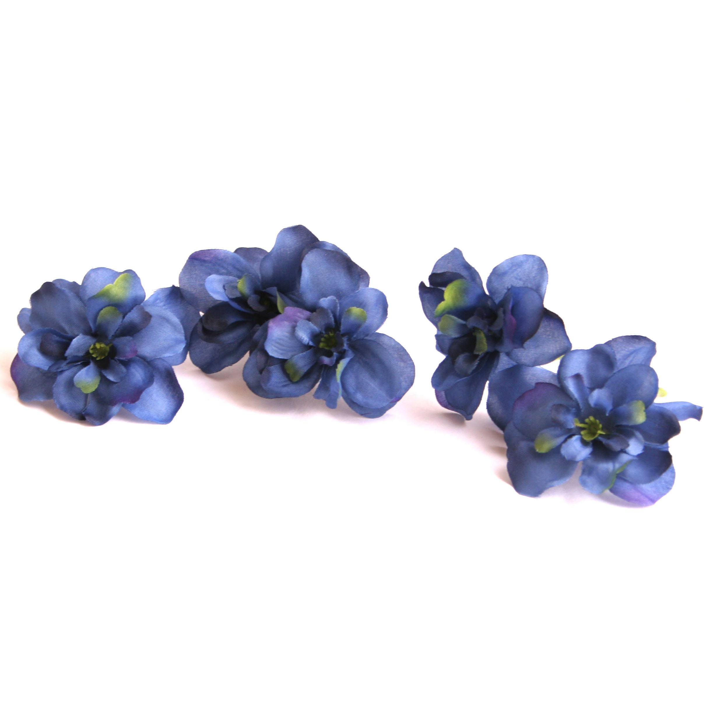5 Navy Blau Delphinium Blüten violetten Akzenten künstliche Blumen,  Seidenblumen - Etsy Österreich