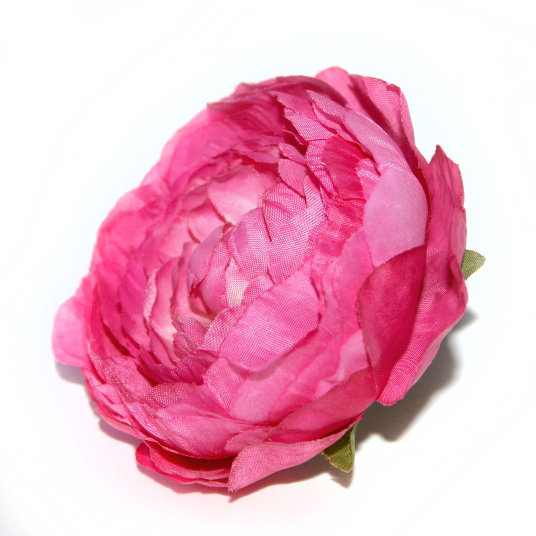 Fuchia Ranunculus Large Dark Pink or Fuchsia Ranunculus - Silk Flowers, Artificial ...