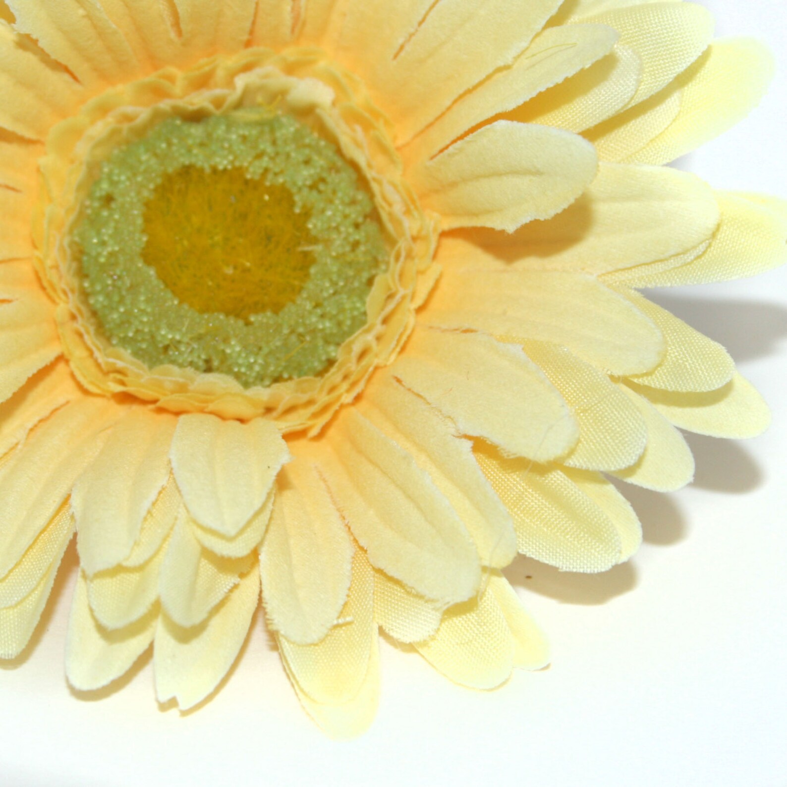 Yellow Gerbera Daisy Artificial Flowers Silk Flower Heads Etsy