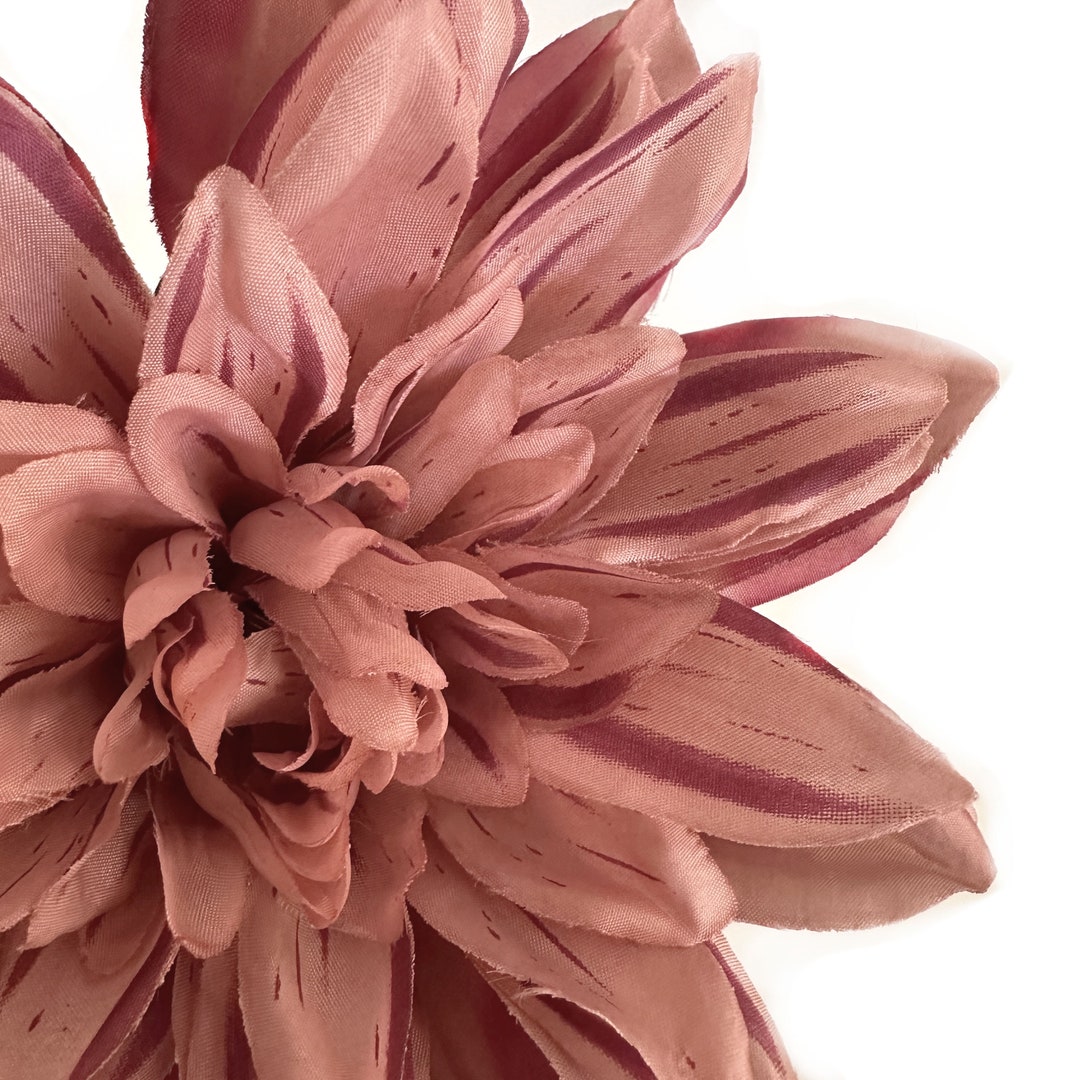 Mauve and Dark Pink Dinner Plate Dahlia - Artificial Flower, Silk ...